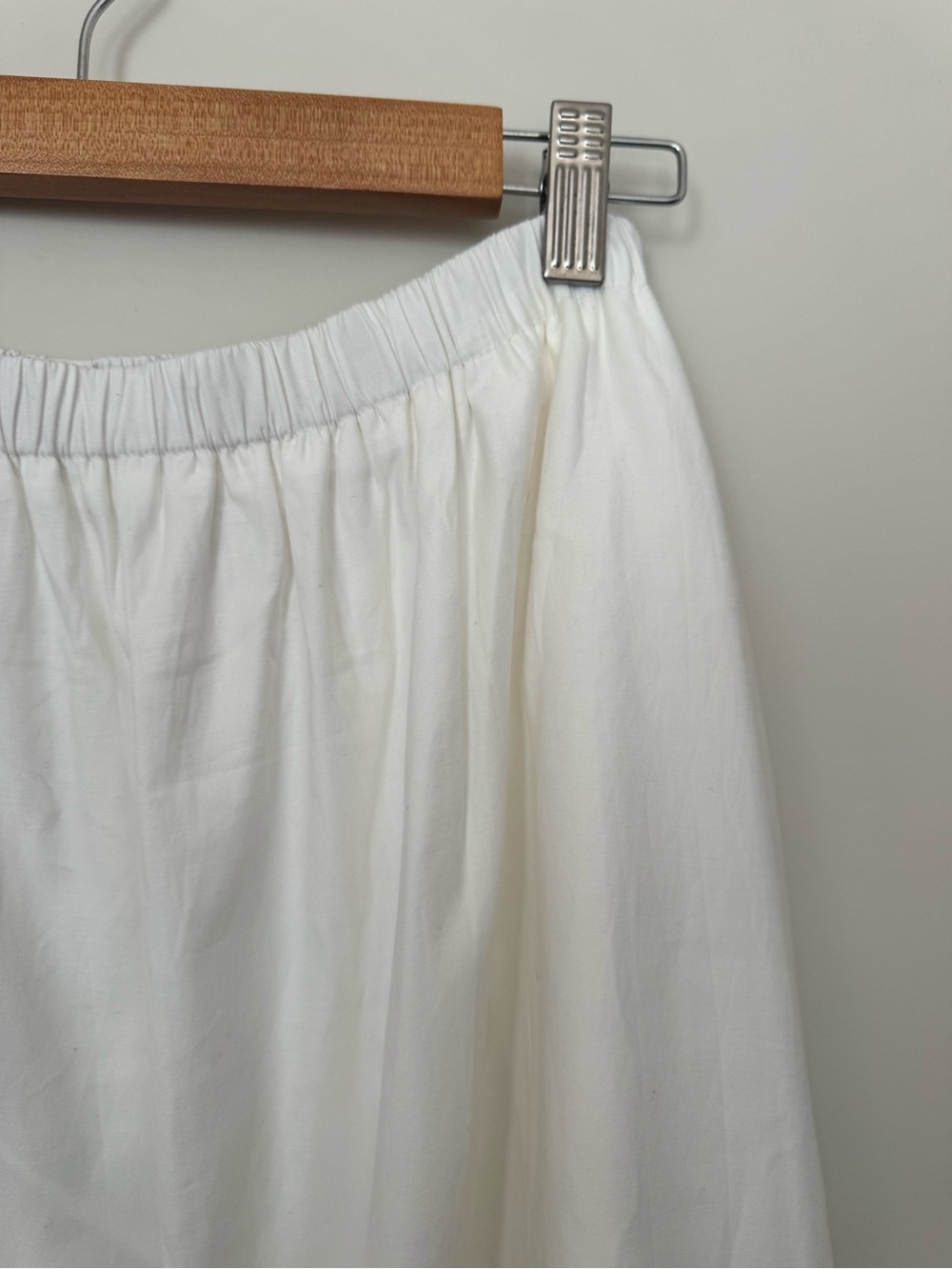 CAARA Astrid Organic Cotton Maxi Skirt White M - Picture 5 of 12